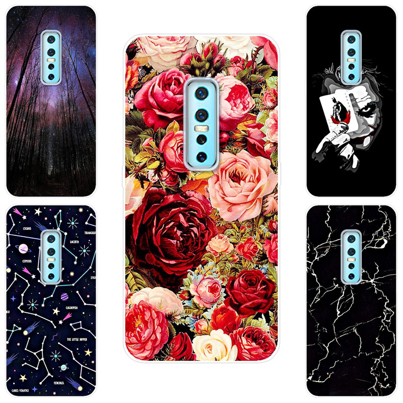 เคสโทรศัพท์สําหรับ VIVO V17 Pro พิมพ์รูปแบบการ์ตูนกลับป้องกันกรณีสําหรับ VIVO V17 Pro