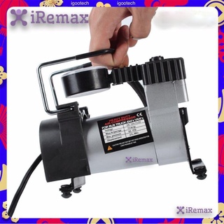 iRemax 12Vปั๊มลมไฟฟ้าติดรถยนต์ 150PSIปั๊มลมไฟฟ้าดิจิตอลแบบพกพา รุ่น Car air pump