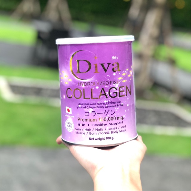 Diva collagen pure100% คอลลาเจนบริสุทธิ์แท้100% ไม่ผสม100%