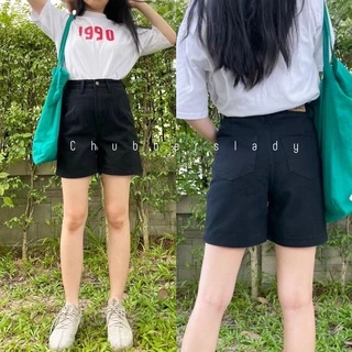 ขาสั้น 3 ส่วน เอวสูง S-6XL เอว 24-42”