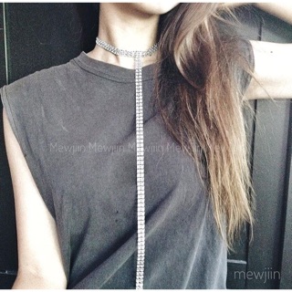 สร้อย Choker เพชร  งาน Handmade