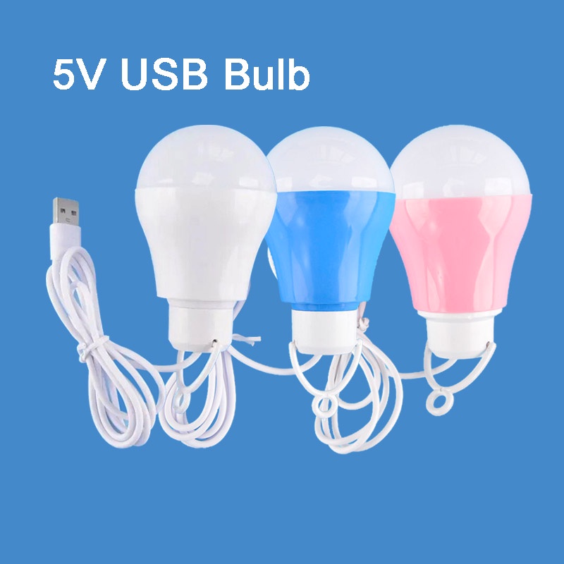 หลอดไฟ LED USB 5V แรงดันต่ํา รูปทรงลูกบอล ความสว่างสูง