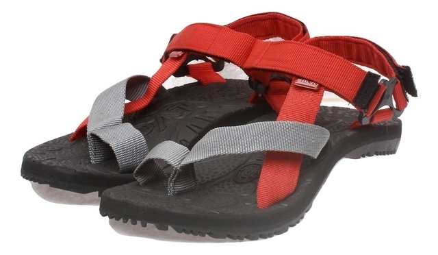 MERAH Salvo รองเท้าแตะภูเขา SG02 สีแดง/เทา