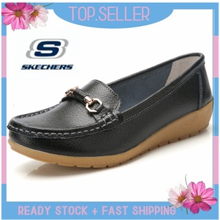 [พร้อมส่ง] *Skechers__go Walk Arch Fit รองเท้าแตะโลฟเฟอร์ ส้นแบน แบบสวม สําหรับผู้หญิง ผู้ชาย