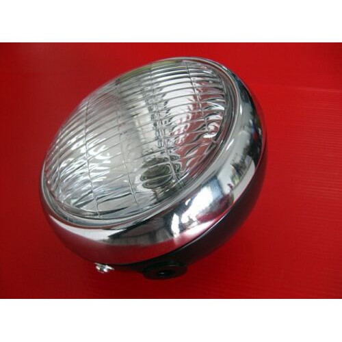 "BLACK" HEADLIGHT HEADLAMP "JAPAN MINT" Fit For YAMAHA CHAPPY LB50 LB80 // ไฟหน้า จานฉาย