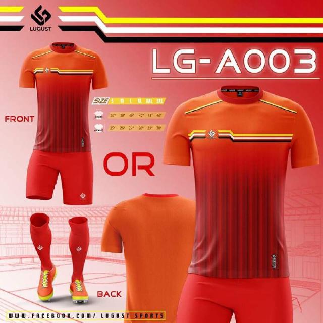 [ลด 15% ใส่โค้ด NEWS375] เสื้อฟุตบอล LUGUST LG-A003