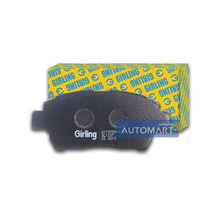 GIRLING ผ้าเบรกหน้า TOYOTA ALTIS 01-07 1.6, 1.8 6170759-1/T (จำนวน 1 ชุด)