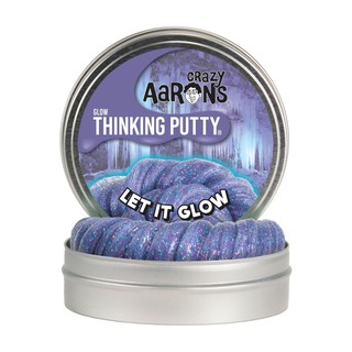 Crazy Aarons Thinking Putty HOLIDAY COLLECTION รุ่น GLOW  - LET IT GLOW สีม่วง ขนาด 4 นิ้ว มาพร้อมไฟฉาย