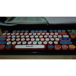 สติ๊กเกอร์แปะคีย์บอร์ด วงกลม (keyboard Circle) ภาษา อังกฤษ, ไทย (English, Thai)