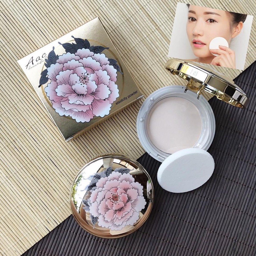 พร้อมส่งค่ะ สินค้าราคาเซลล์ สินค้ามีตำหนิขอคนที่รับได้นะคะ แป้งพัฟ AAC elasticity press powder ตลับทอง