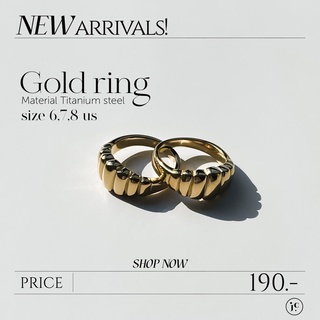 Gold ring (แหวน) No.01