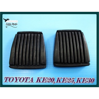 TOYOTA COROLLA AE100 AE101 KE25 KE30 DOUBLE CAB BRAKE PEDAL &amp; CLUTCH PEDAL RUBBER SET PAIR  // ยางแป้นเบรก ยางแป้นคลัทช์