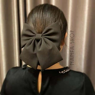 โบว์ติดผม เน็ตติดผม เน็ตผมใส่ทำงาน เรียบหรูดูสุภาพ เน็ตติดผมพยาบาล งานพรีเมี่ยมวัสดุนำเข้าจากเกาหลี ทรงเรียบหรูดูสุภาพ