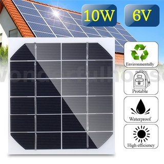 แผงพลังงานแสงอาทิตย์ ประสิทธิภาพสูง 10W 2W 120*110 ซม. 5 ชิ้น