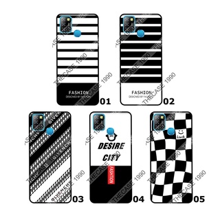 infinix hot 8 infinix hot 10 infinix hot 10 Lite Smart 5 รวมลาย ขาวดำ เคสมือถือ ลายเส้น ลายสก็อต พร้อมส่ง