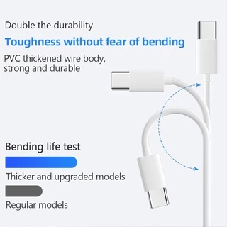 คลังสินค้าพร้อม1M 2M 3M 5M 8M 10M ยาว USB Type C สายชาร์จ USB C สายชาร์จข้อมูลสําหรับ Type C โทรศัพท์กล้อง
