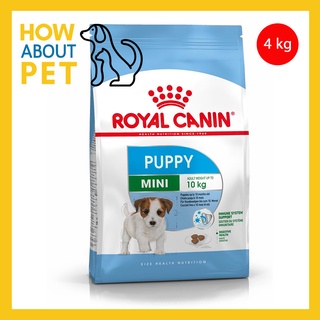 Royal Canin Mini Puppy Dog Food (4kg) รอยัล คานิน อาหารเม็ดสุนัข สำหรับลูกสุนัขพันธุ์เล็ก อายุ 2 - 10 เดือน ขนาด 4 กก.