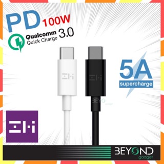 ZMI สายชาร์จ PD USB-C TO USB-C 100W (20V5A) Quick Charge 3.0 [0.5-2 เมตร]