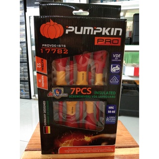 PUMPKIN ชุดไขควงแฉกแบน 7 ตัว/ชุด