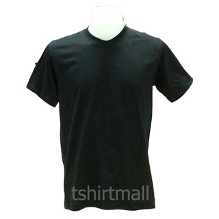 เสื้อยืดคอกลมสีดำsize s