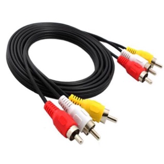 สาย Cable AV3สี2ทาง ยาว 1.8m..