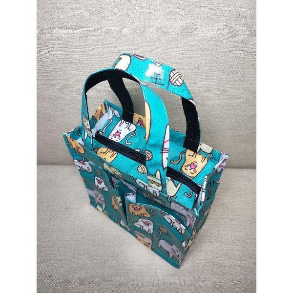 SP-SR ออราโน่ กระเป๋าผ้ากันน้ำขนาดกลาง มีช่องกระเป๋ารอบ 4 ด้าน