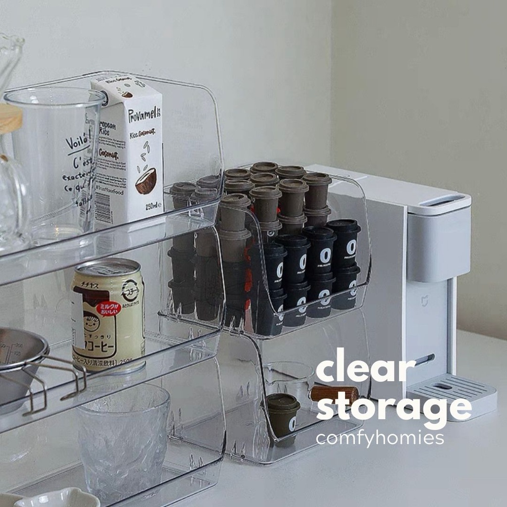 /พร้อมส่ง/ ชั้นวางของ CLEAR STORAGE /comfyhomies/