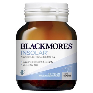 Blackmores Insolar High Dose Vitamin B3 Skin Health Australia Nicotinamide Skin Whitening ผิวหน้าขาวใส ออสเตรเลีย