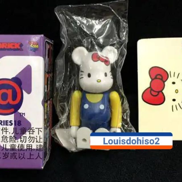 Bearbrick 100% series 18 hello kitty secret medicom toy