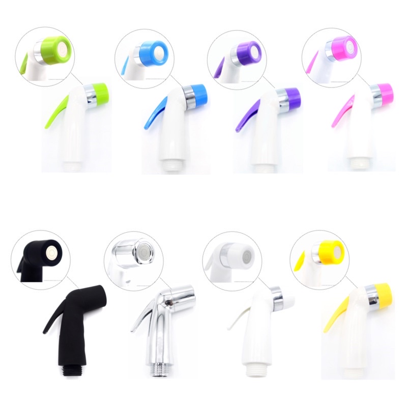 YU-YU  หัวชำระ K01S หลากหลายสี หน้าสแตนเลสน้ำฟองเล็ก กดง่าย
