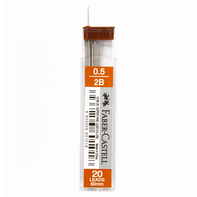 ไส้ดินสอ 0.5 มม. 2B แพ็ค Faber-Castell 4J6626