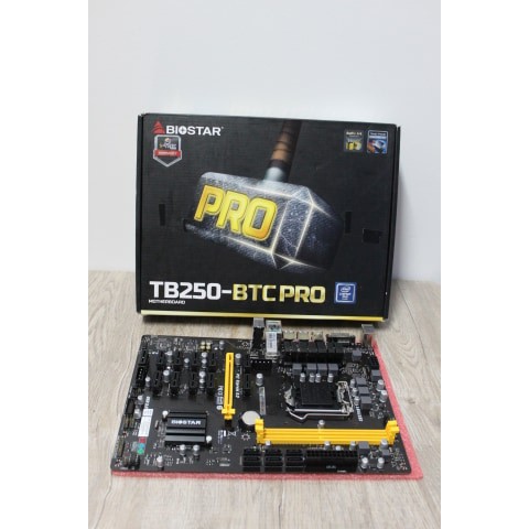 BIOSTAR TB250 BTC PRO DDR4 รองรับ 12 GPU MAINBOARD (เมนบอร์ด) ประกัน ...