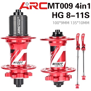 ดุมล้อจักรยานเสือภูเขา ARC Boost MT009 HG MS XD 32 รู 4 แบริ่ง 114 คลิก 6 สลักเกลียว