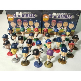 MLB Miniatures Series1 โมเดลนักเบสบอล Amrican League ซุปเปอร์สตาร์ 24 คนจาก 24 ทีมดัง สินค้าลิขสิทธิ์แท้  พร้อมส่ง