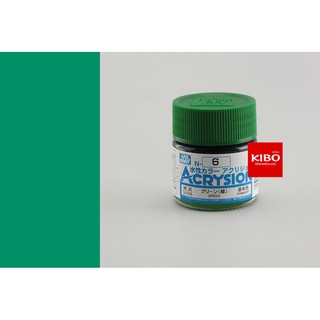 สีสูตรน้ำ ACRYSION COLOR N6 Green 10ml