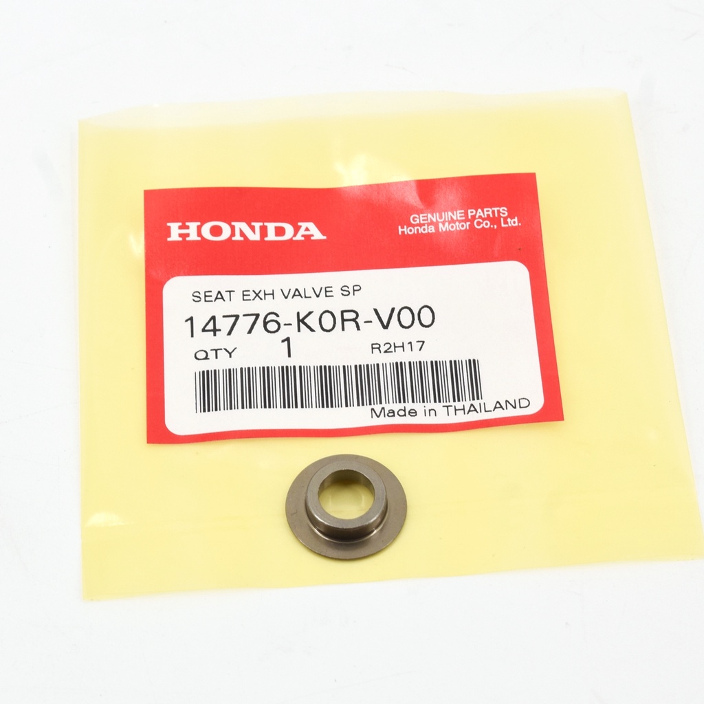 แผ่นรองสปริงวาล์ว (ตัวล่าง) ไอดี/ไอเสีย (โตนอก20 / ใน13.17 / รูใน9.16)  Click160 / PCX160 แท้ศูนย์ฮอนด้า ราคา/1ชิ้น 1477