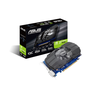 การ์ดจอ ASUS GT1030 PH O2G ออกใบกำกับภาษีได้ , ASUS Phoenix GeForce® GT 1030 OC edition 2GB GDDR5 สินค้าใหม่