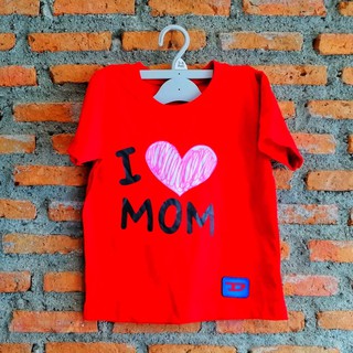 27.เสื้อยืดแขนสั้น เสื้้อยืดเด็ก สีแดง พร้อมส่ง  เสื้อน่ารัก พร้อมส่ง