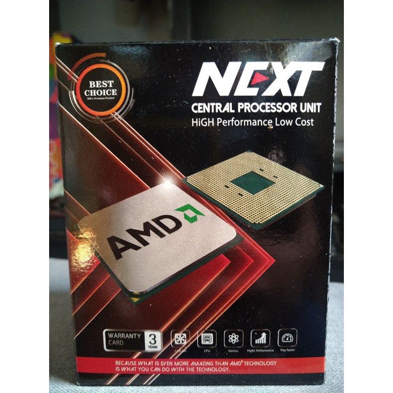AMD Athlon 3000G+MSI A320M-A Pro ของครบกล่องครบ ประกัน3ปี มือสอง (แถมฮีตซิงค์ กับพัดลม12cm)