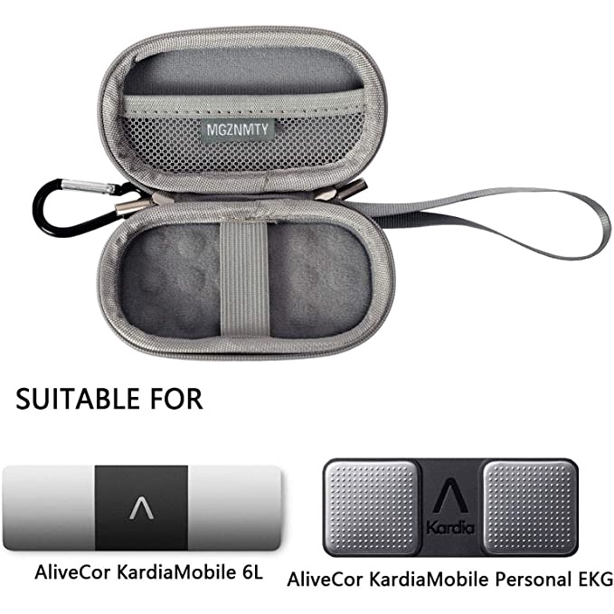 เคสกระเป๋าแข็ง แบบพกพา สําหรับ AliveCor Kardiamobile 6L Heart Monitor Personal EKG