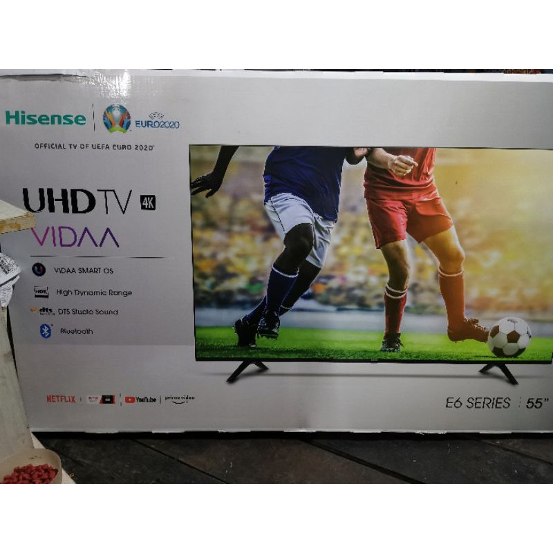 Hisense 55E6F Smart tv 4k Ultra HD 55 นิ้ว 2020