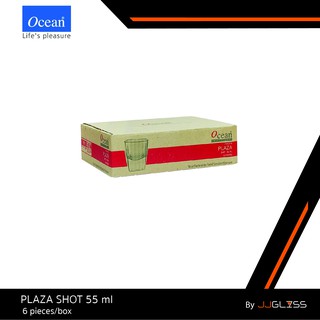 JJGLASS - (Ocean) P00210 Plaza Shot [1 กล่อง บรรจุ 12 ใบ] - แก้วช็อต คอกเทล เครื่องดื่มประเภทต่างๆ โอเชี่ยนกลาส Plaza Shot Ocean Glass Shot glass Plaza Shot 2 oz. ( 55 ml.)