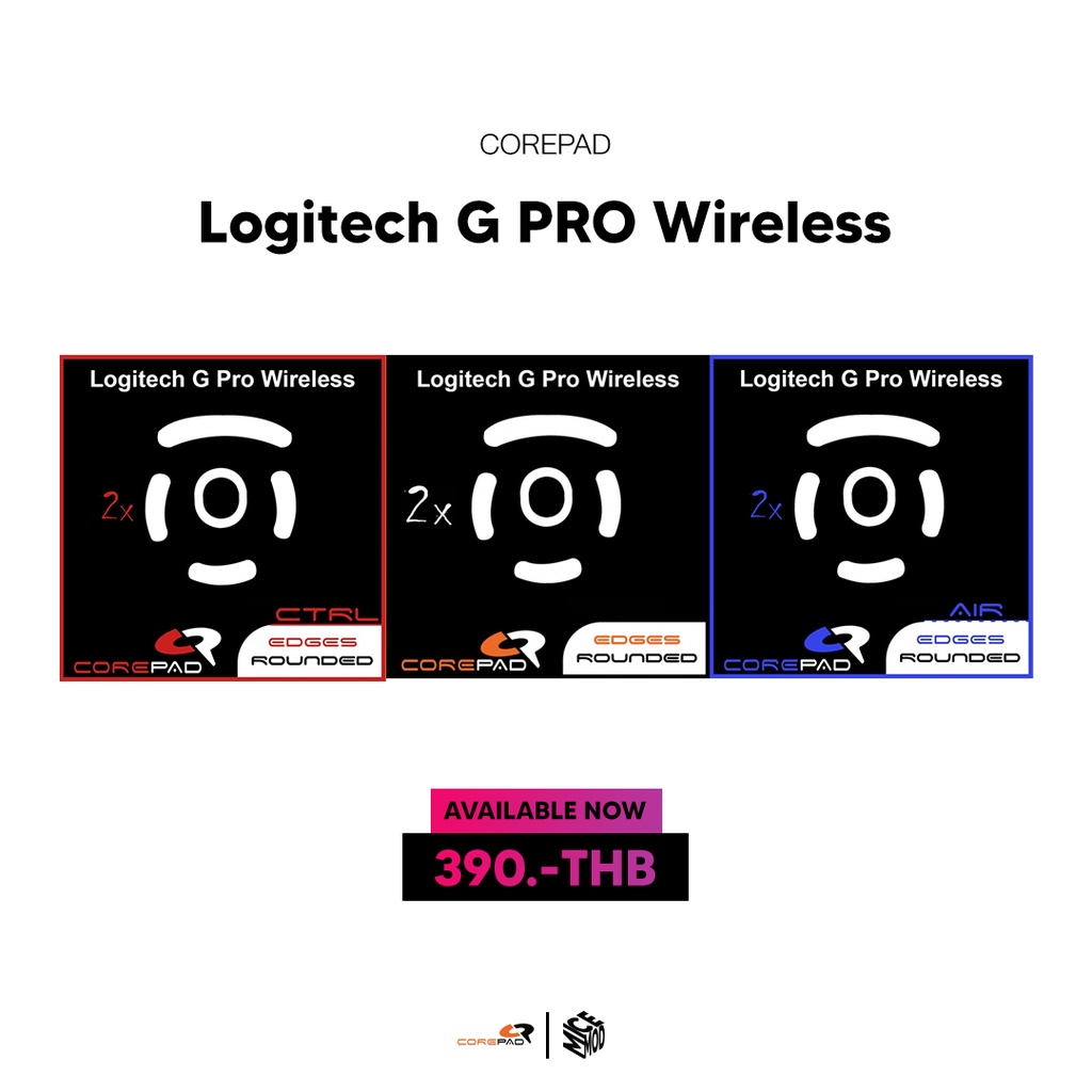 เมาส์ฟีท Corepad ของ Logitech G PRO Wireless [Mouse Feet]