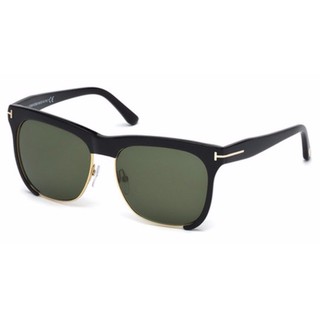 แว่นกันแดด Tom Ford รุ่น Thea FT0366 Sunglasses-01G Shiny Black-57mm