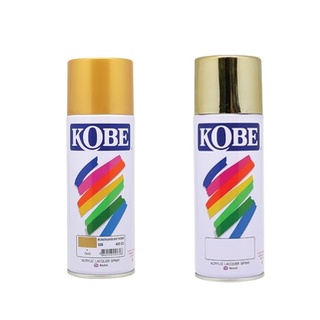 สีสเปรย์โกเบ TOA SPRAY KOBE (เฉพาะสีเบอ 988 Aluminium Gold และ 928 Gold)