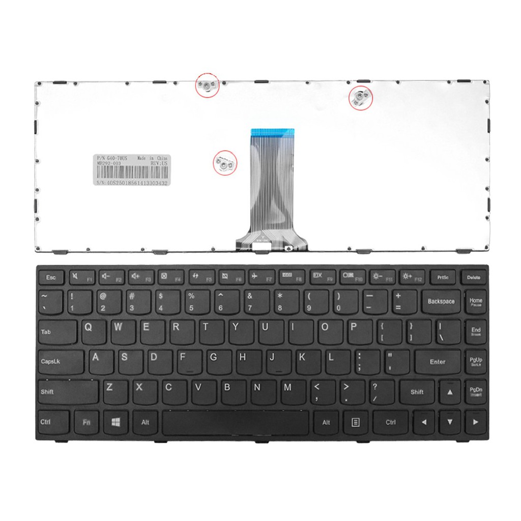 Lenovo Ideapad G40 G40-30 G40-45 G40-70 70A 70M 75 G40- 80 G40-50 300-14ikb แป้นพิมพ์แล็ปท็อป