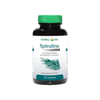 Herbal One Spirulina สไปรูไลน่า [100 แคปซูล]