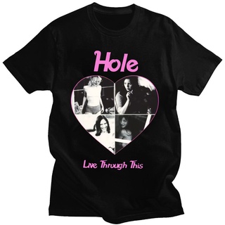 [S-5XL] Hole Courtney Love Grunge Band เสื้อยืดลําลอง แขนสั้น คอกลม พิมพ์ลายกราฟฟิค สไตล์ฮิปฮอป โอเวอร์ไซซ์ สําหรับผู้ชา