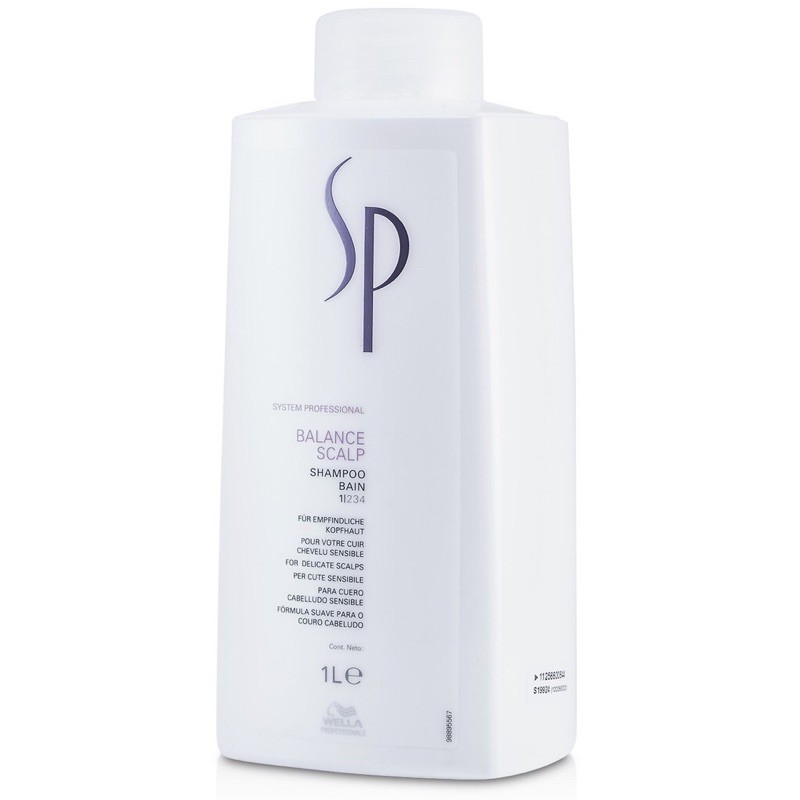 Wella sp system professional balance scalp shampoo แชมพู
