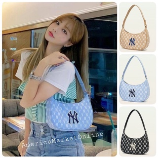 กระเป๋า MLB MONOGRAM Hobo Bag NEW YORK YANKEES